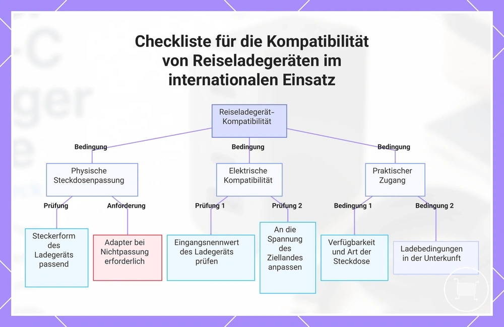 Checkliste für die Kompatibilität von Reiseladegeräten im internationalen Einsatz