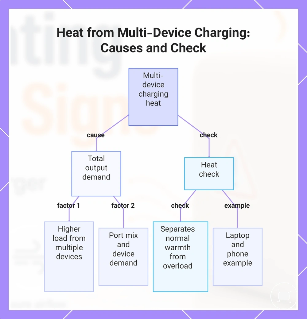 Heat from Multi-Device Charging: Causes and Check