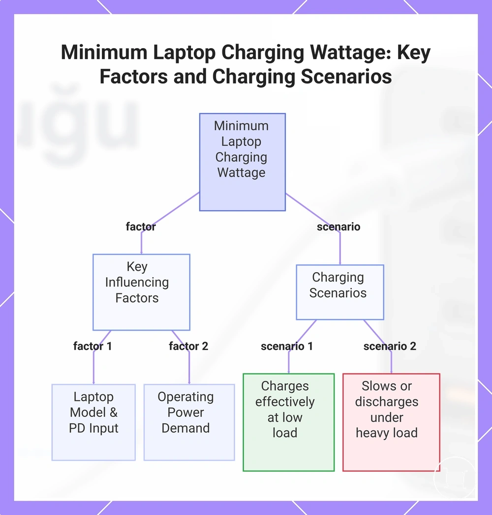 Minimum Laptop Charging Wattage: Key Factors and Charging Scenarios