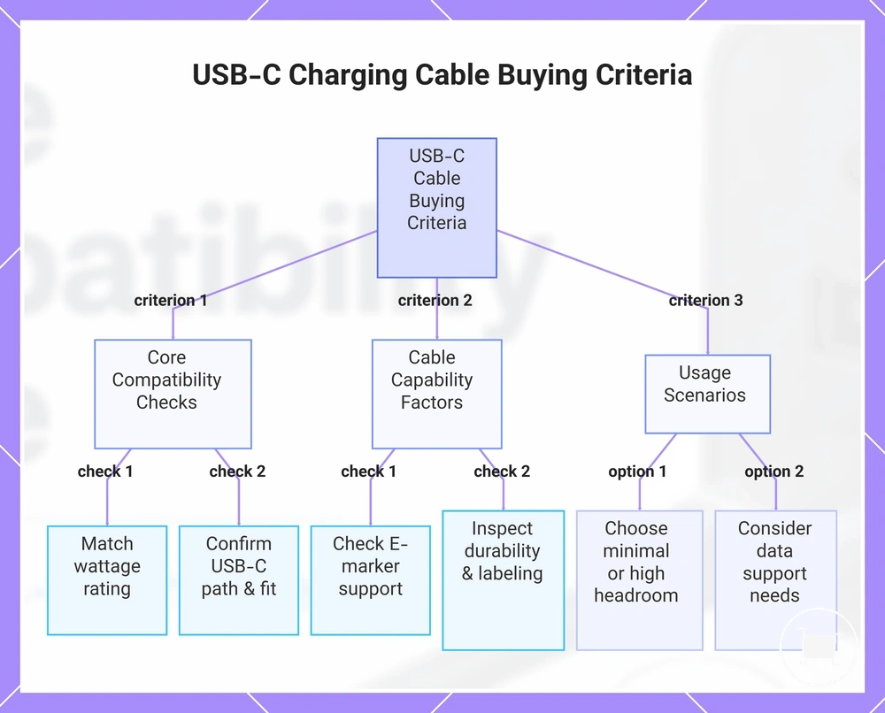 USB-C Charging Cable Buying Criteria