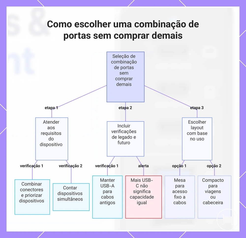 Como escolher uma combinação de portas sem comprar demais