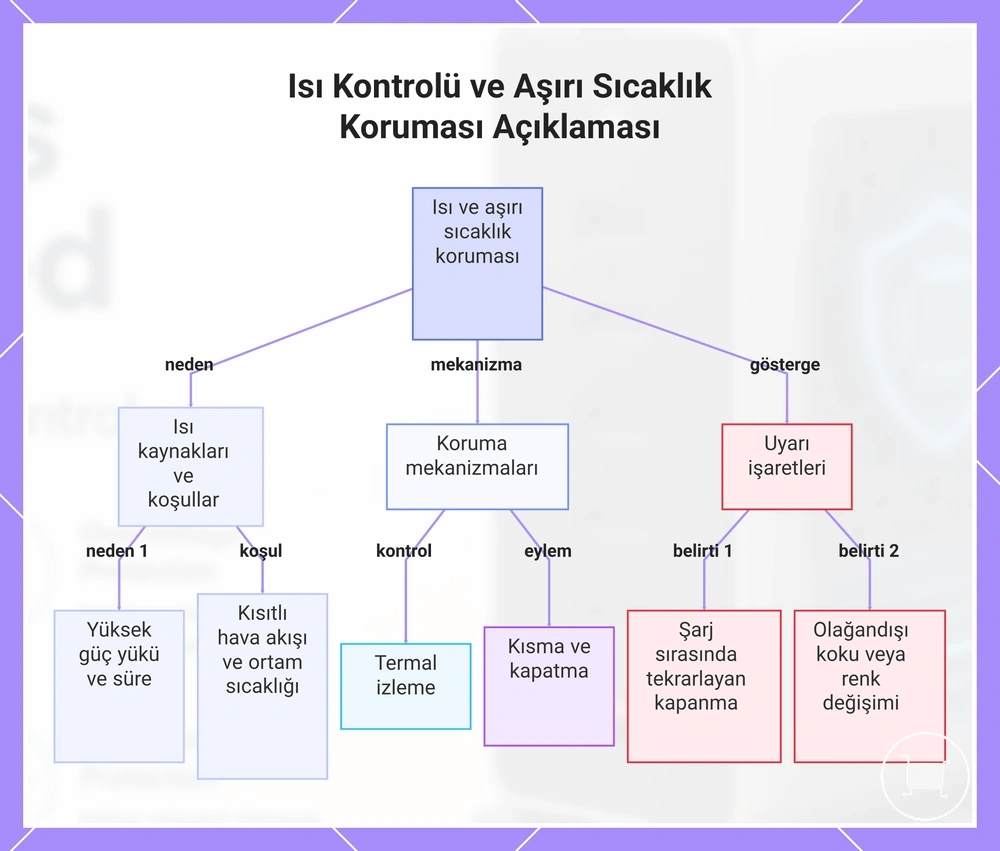Isı Kontrolü ve Aşırı Sıcaklık Koruması Açıklaması